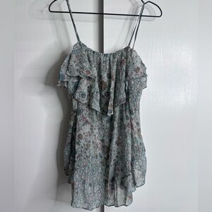 Victoria's Secret Blue Floral Camisole